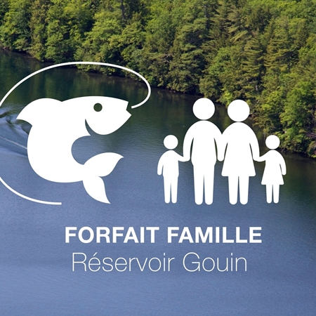 Image de  Forfait famille au Réservoir Gouin (Juillet/Août/Septembre)